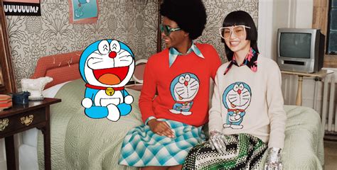 gucci doraemon twilly|doraemon x gucci manga.